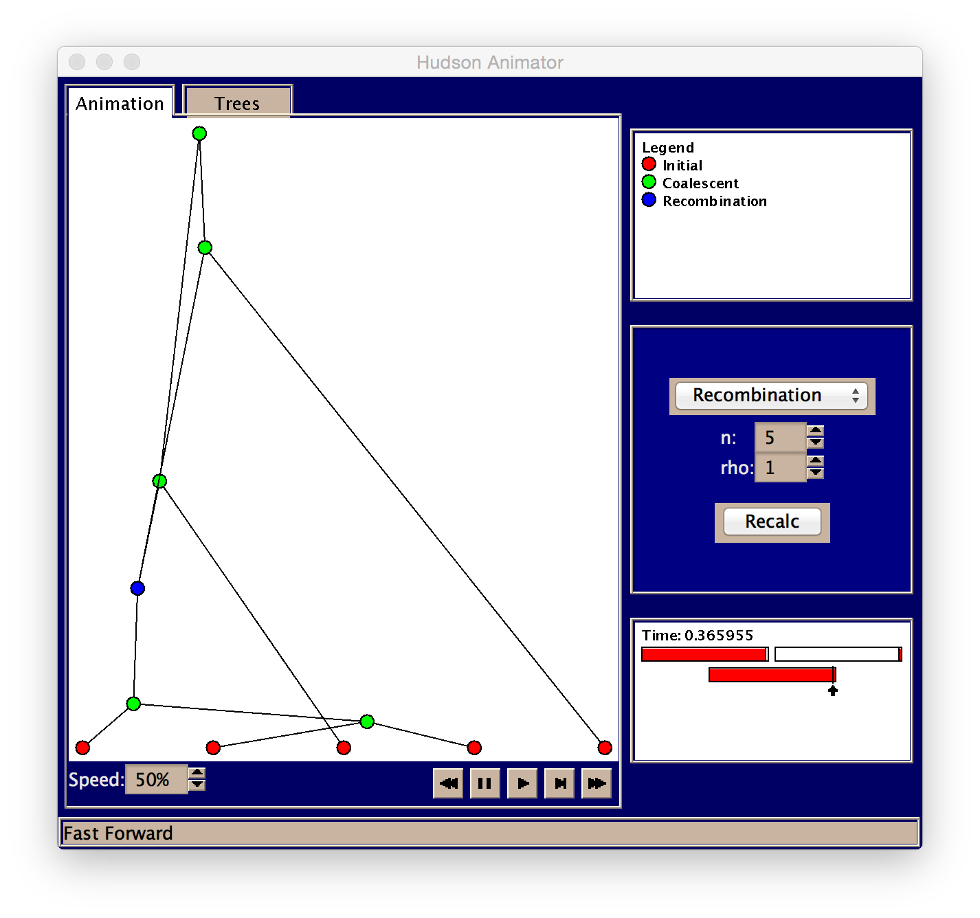 Screenshot of the Hudson animator